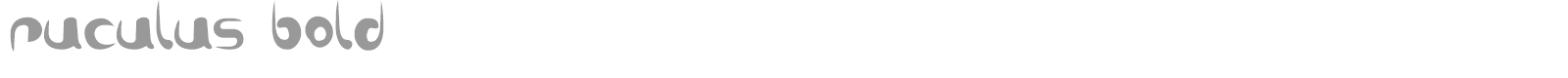 ruculus bold font preview
